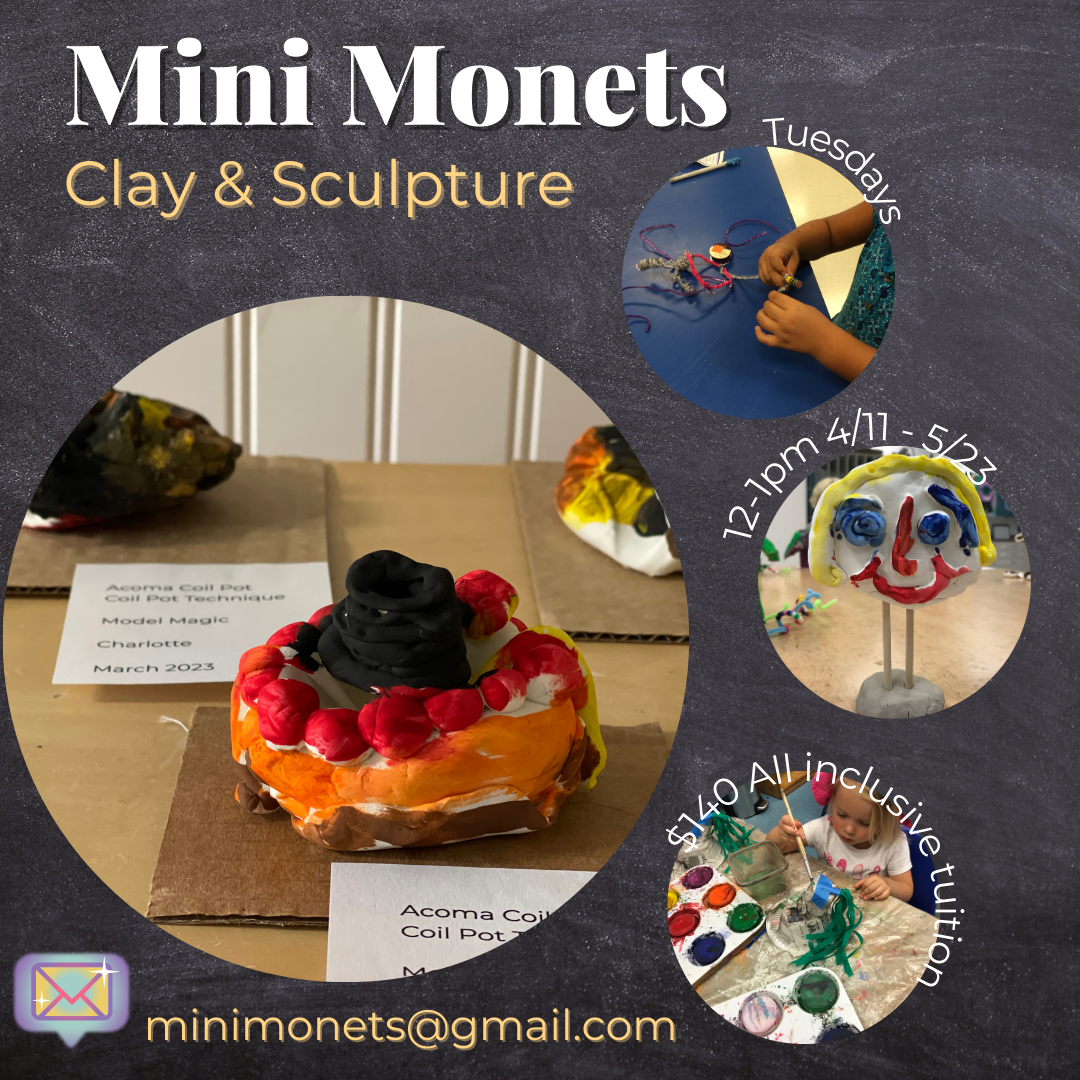 Clay & Sculpture start in 1 week! | Mini Monets